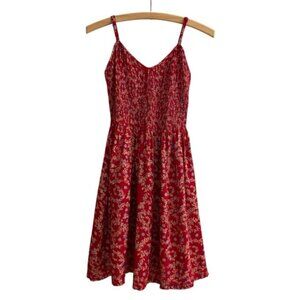 Franken Unknown Adorable Spring Summer Red/Blue/Orange Dress Women’s size Medium